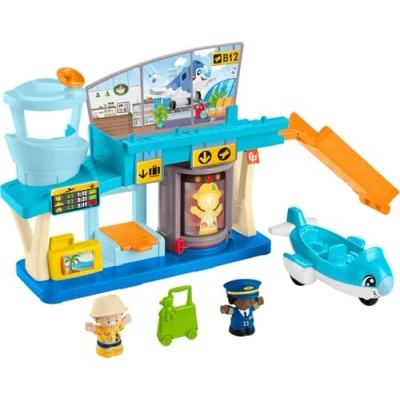 Image de Figurine Fisher Price L&#039;aeroport des Little people