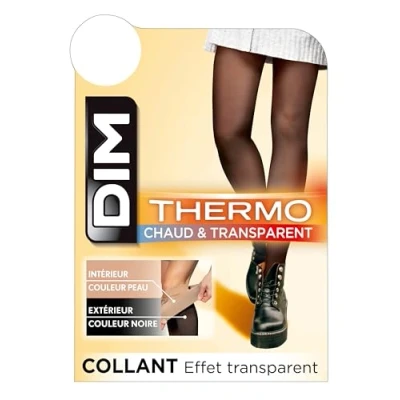 Afbeelding van DIM WARM Sheer Thermo Panty, Dames, Maat: 34 40, Black