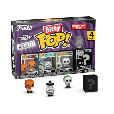 Image de Pack 4 figurines Funko Bitty Pop The Nightmare before Christmas Pumpkin Jack