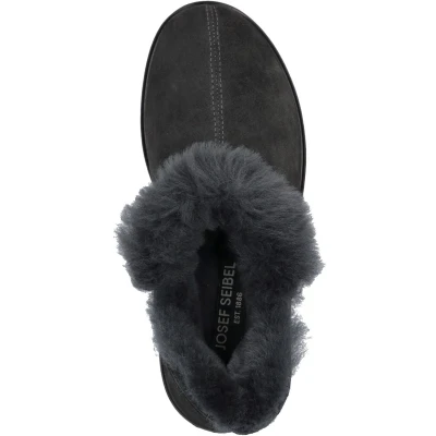 Afbeelding van Josef Seibel TARA Pantoffels, Dames, Maat: 39, Anthrazit Leer