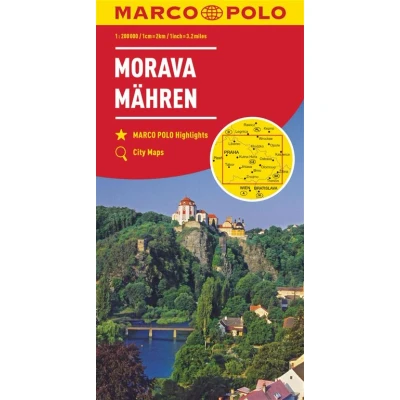 Image de Marco Polo Wegenkaart Moravië
