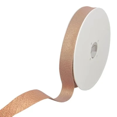 Image de Les Petits Rubans Biais Métallique 20 mm de large,plié 10 mm,rouleau m,80% polyester 20% lurex,bordure pour couture,banderoles,tissus d&#039;ameublement,meubles,passepoils,vêtements,couvertures