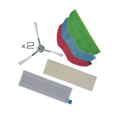 Afbeelding van ACCESSOIRESSET (VERVANGINGSSET) SET VAN 6 STUKS VOOR O.A. ROWENTA, TEFAL ROBOTSTOFZUIGER ZR793000