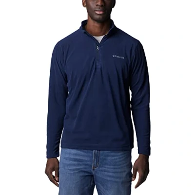 Image de Columbia Pull en polaire Klamath Range 2 Half Zip, Homme, Collegiate Navy Solid, XL
