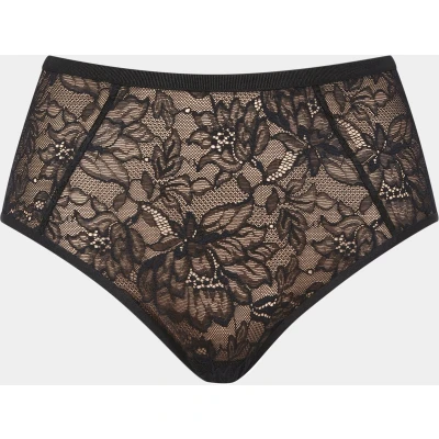 Afbeelding van Triumph dames Amourette Charm high waisted slip met kant in de kleur Zwart, maat: 38