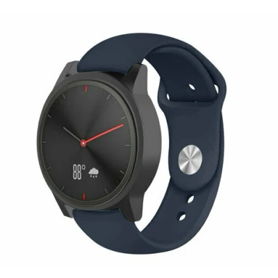 Afbeelding van Garmin Venu 3s / Vivoactive 4s 2s Vivomove Forerunner 255s Sportbandje Maat: Large Navy