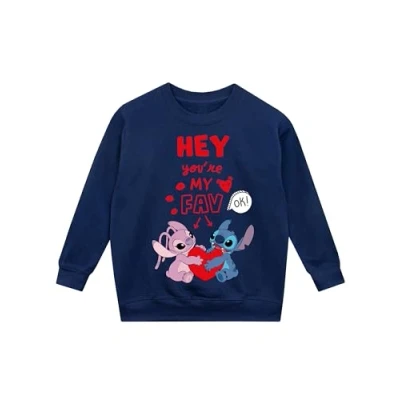 Afbeelding van Lilo &amp; Stitch Disney sweatshirt trui voor dames kleding Maten van klein tot XX Large en merchandise, Blauw