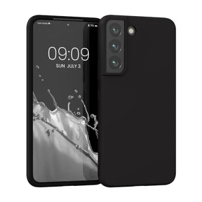 Afbeelding van kwmobile telefoonhoesje geschikt voor Samsung Galaxy S22 Hoesje smartphone Back cover in mat zwart