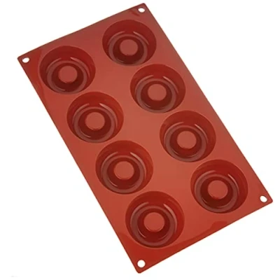 Afbeelding van SILIKOMART SF011 SAVARIN Savarin/ring siliconen mal, medium, terracotta, 20.011.00.0060