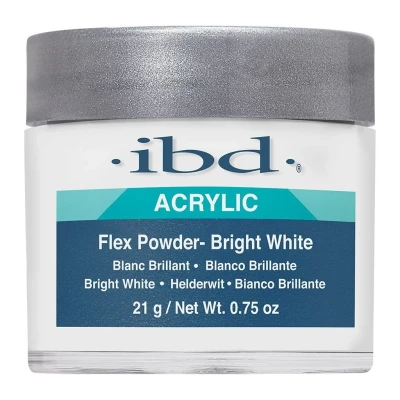 Afbeelding van IBD Flex Poeder Bright White Wit 113 gr Haibu by Kapperskorting.com