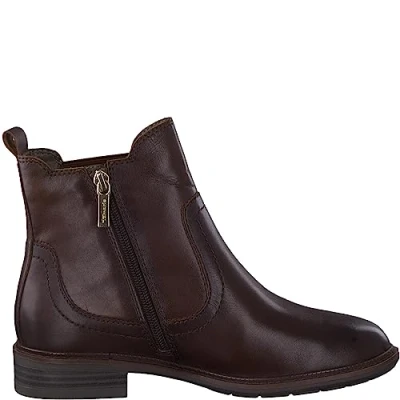 Afbeelding van Tamaris Comfort Korte laarzen, Dames, Maat: 39, Cognac Leer