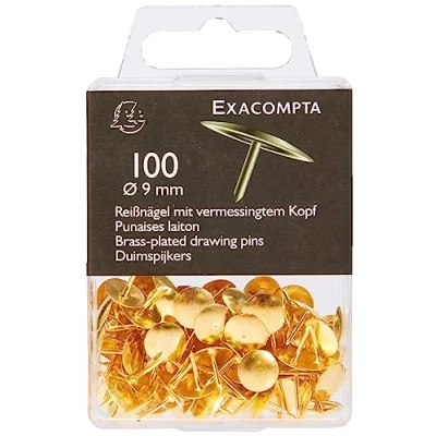 Afbeelding van Exacompta 14741E Spilli, 9 x 5,70 2,20 cm, messing