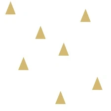 Afbeelding van ESTAhome behang grafische driehoeken glanzend goud en wit 138943 53 cm x 10,05 m