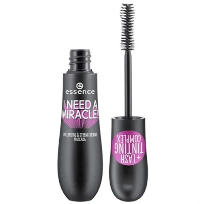 Afbeelding van ESSENCE I NNED A MIRACLE! MÁSCARA VOLUMINIZADORA Y FORTIFICANTE 01 ZWART