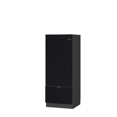 Afbeelding van Vicco Magnetronkast Fame Line, Zwart gestreept/Antraciet, 60 cm