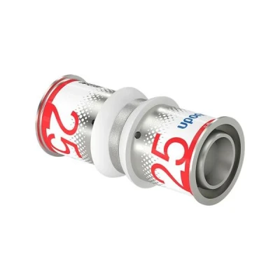Afbeelding van Uponor S Press Plus perskoppeling Ø25x25 recht. Artikelnr: 1070549