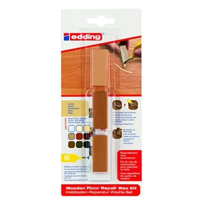 Afbeelding van edding 8902 reparatieset voor houten vloeren blister van 3 beukenhout