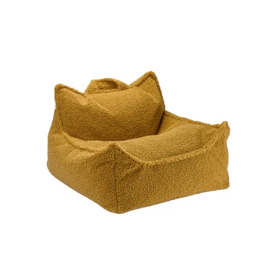 Afbeelding van Wigiwama Corduroy Beanbag Chair / Zitzak 80x70x50cm Toffee