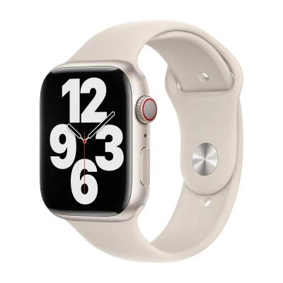 Afbeelding van Apple 45MM Sport BAND M/L Horloge accessoires, Maat: One Size, Light beige