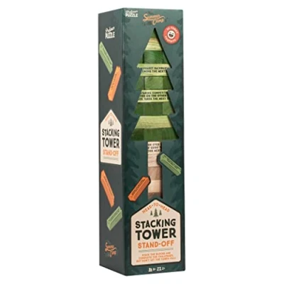 Afbeelding van Giant Stacking Tower Stand Off Gezelschapsspel Engelstalig Professor Puzzle