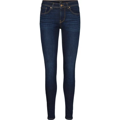 Afbeelding van Vero Moda Vmlux Jeans Skinny Fit, Dames, Maat: Mx34, Black
