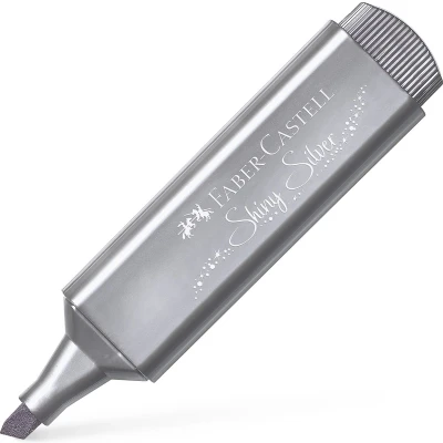 Afbeelding van Faber Castell tekstmarker Metallic zilver FC 154661