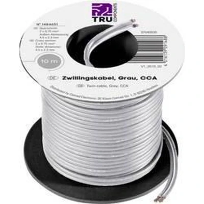 Afbeelding van TRU COMPONENTS 93030c503 Draad 0.75 mm² Grijs 10 m