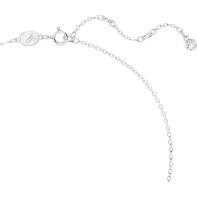 Afbeelding van Swarovski dames VOLTA PEND BOW WHI/RHS in de kleur Zilver