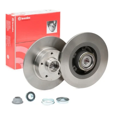 Afbeelding van BREMBO 08.B397.27 Remschijf 274 11 5 volledig Met wiellagerset, ABS sensorring RENAULT: GRAND SCENIC 3, Fluence