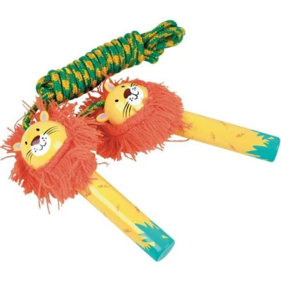 Afbeelding van Floss &amp; Rock Springtouw Leeuw 240 cm Hout