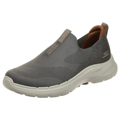 Afbeelding van Skechers WALK Sneakers laag, Heren, Maat: 45, Taupe Textiel