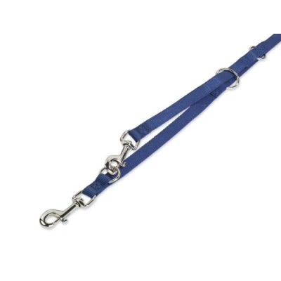 Afbeelding van Nobby Classic Verstelbare Hondenlijn Nylon Donkerblauw XS Breedte 10 mm Lengte 200 cm