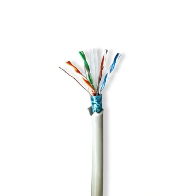 Afbeelding van Nedis Netwerk Kabel Rol CAT6 Stranded F/UTP Koper 50.0 m Binnenshuis Rond LSZH Grijs Trekdoos