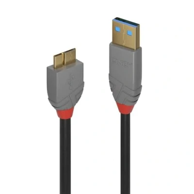 Image de Lindy Anthra Line Câble USB type A (M) pour Micro de B 3.0 3 m