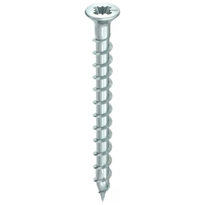 Afbeelding van HECO TOPIX Plus spaanplaatschroeven 3x25mm platkop verzinkt voldraad PZD 1 60109 (Per 200 stuks)