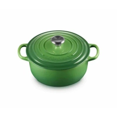 Afbeelding van Le Creuset Gietijzeren Ronde Braadpan In Bamboo Green 20cm 2,4l