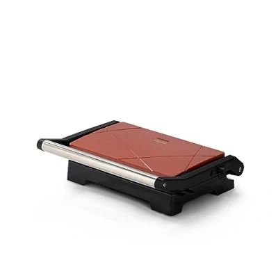 Afbeelding van Tognana Iridea, mini grill met thermostaat, appelrood