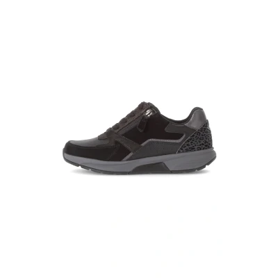 Afbeelding van Gabor Sneakers laag, Dames, Maat: 36, Schwarz anthrazit Schoenen