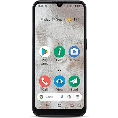 Afbeelding van doro 8100 Dual SIM senioren smartphone IP54 Zwart