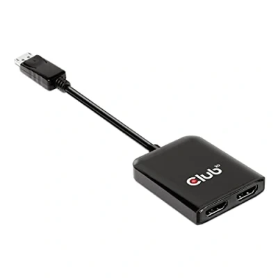 Afbeelding van club3D AV Adapter Multi Streaming Transport Hub [HDMI DisplayPort] 3840 x 2160 Pixel