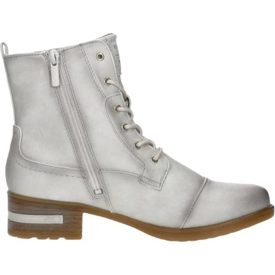 Afbeelding van Mustang Elegante Veterboots, Dames, Maat: 37, Ice Hoogwaardig imitatieleer