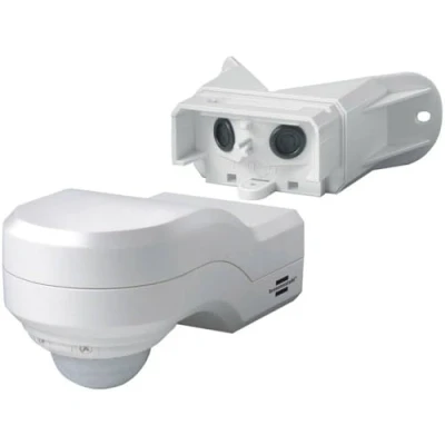 Afbeelding van Brennenstuhl Infrarood bewegingsmelder/bewegingsmelder voor binnen en buiten, IP44 (240 detectiehoek 12m bereik), wit