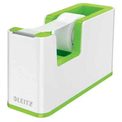 Image de Leitz 5364 WOW dévidoir de ruban adhésif blanc/vert