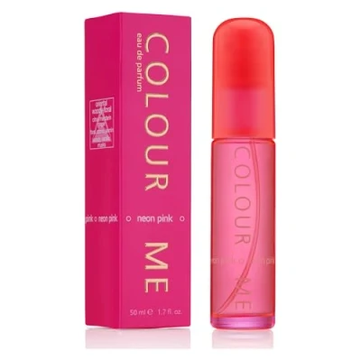 Afbeelding van COLOUR ME Milton Lloyd Toiletgeur voor dames, neonroze, 50 ml, luxe geur, langdurige damesgeur