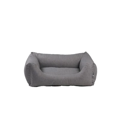 Afbeelding van Hondenmand Lobbes Lux all weather mixed grey 117x82 cm