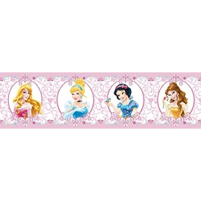 Image de Frise 4 Princesses Disney La Belle au bois dormant Cendrillon Blanche Neige