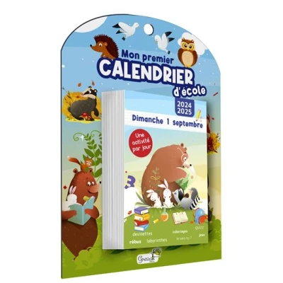 Image de Mon premier calendrier d&#039;école 2024 2025