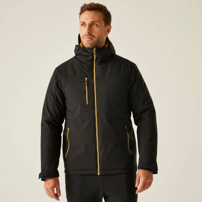 Afbeelding van Regatta Navigate Waterproof Insulated Jacket RG253 Black/Lime