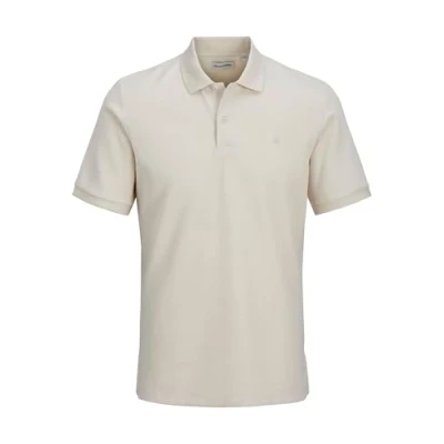 Image de Jack &amp; Jones Jjeaustin Polo SS Noos, Moonbeam/détail : classique, M