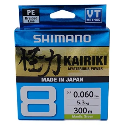 Afbeelding van Shimano Fishing Kariki 8 Gevlochten Vislijn 300 M Groen 0.420 mm